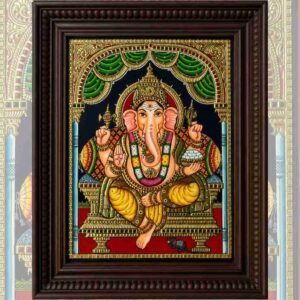 Lord Vinayagar Tanjore Painting