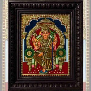 Goddess Kamakshi Tanjore Painting