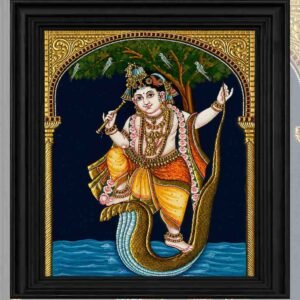 Kalinga Krishna Tanjore painting