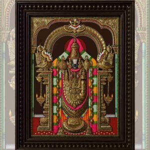 Sri Venkateswara Swamy Tanjore Painting