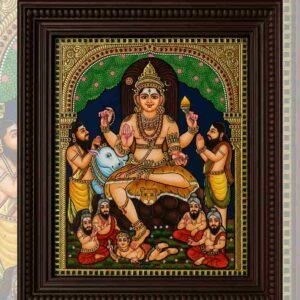 Lord Vaitheeswaran - Tanjore Painting
