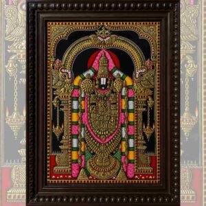 Sri Balaji – Divine Blessings | Tanjore Painting