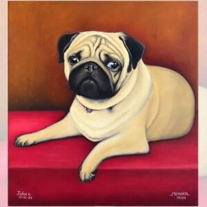 Portrait of a Pug